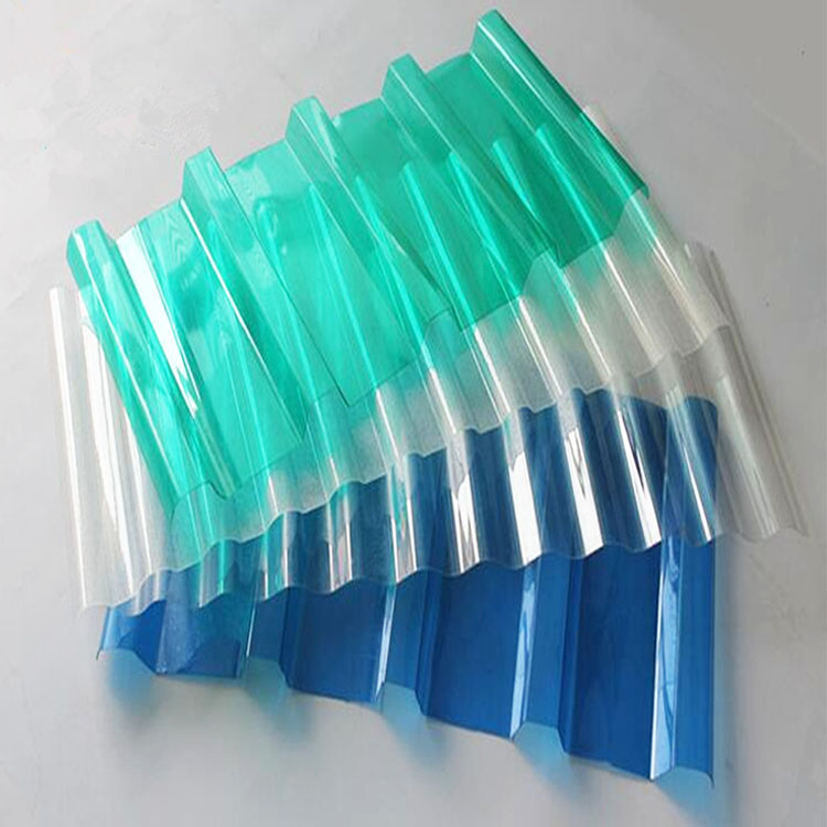 Hoja corrugada de policarbonato