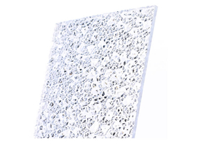 Hoja en relieve de policarbonato