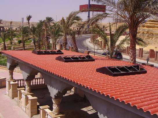 Hoja de techo de PVC laminada de ASA Film