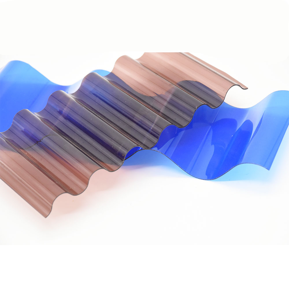 Hoja corrugada de policarbonato