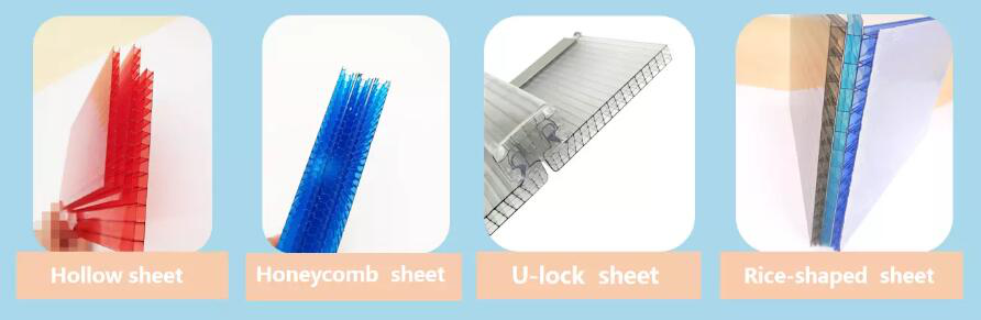 Hoja hueca de policarbonato