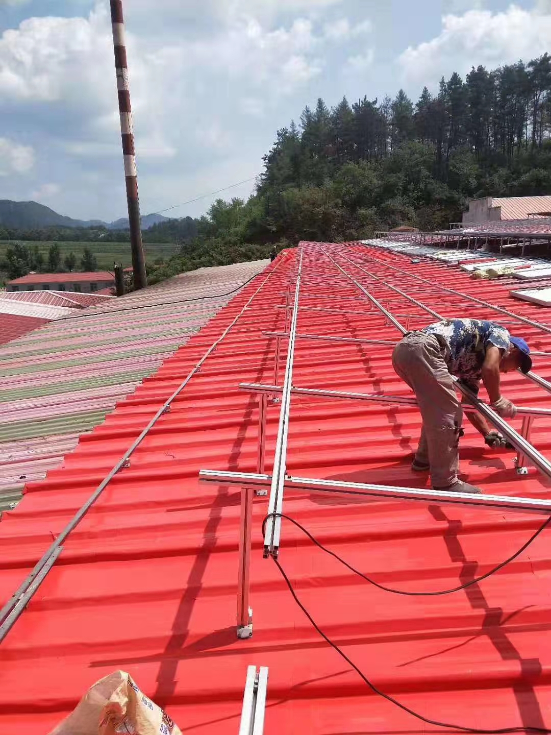 Película PVDF / ASA Cinta autoadhesiva impermeable de goma de goma de la película PVDF / ASA